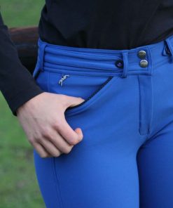 Alternative view of Pantalon PENELOPE "Point Sellier" bleu olympique