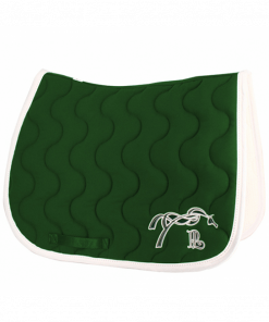 TAPIS PENELOPE CLASSIQUE VERT FORET BLANC