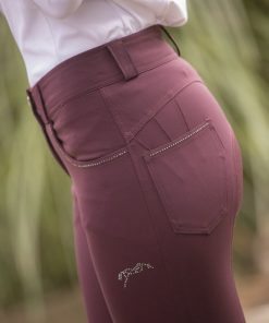 Alternative view of PANTALON PENELOPE FUN STONE PRUNE