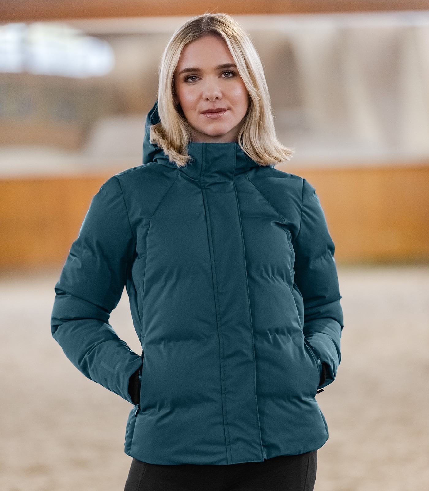 Manteau hiver Performance Ohio bleu pétrole – Image 4