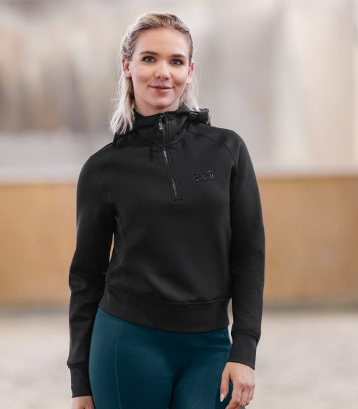 Pull à capuche technique Regensburg noir – Image 3