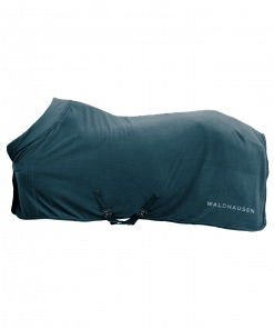 Couverture polaire Nepal bleu pétrole