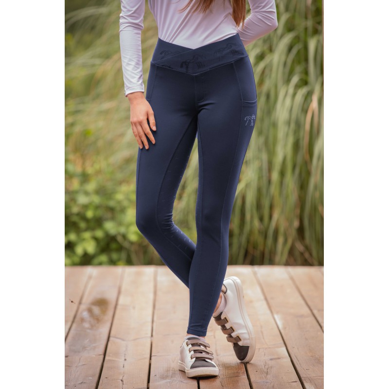 Legging PENELOPE "Anaé" marine