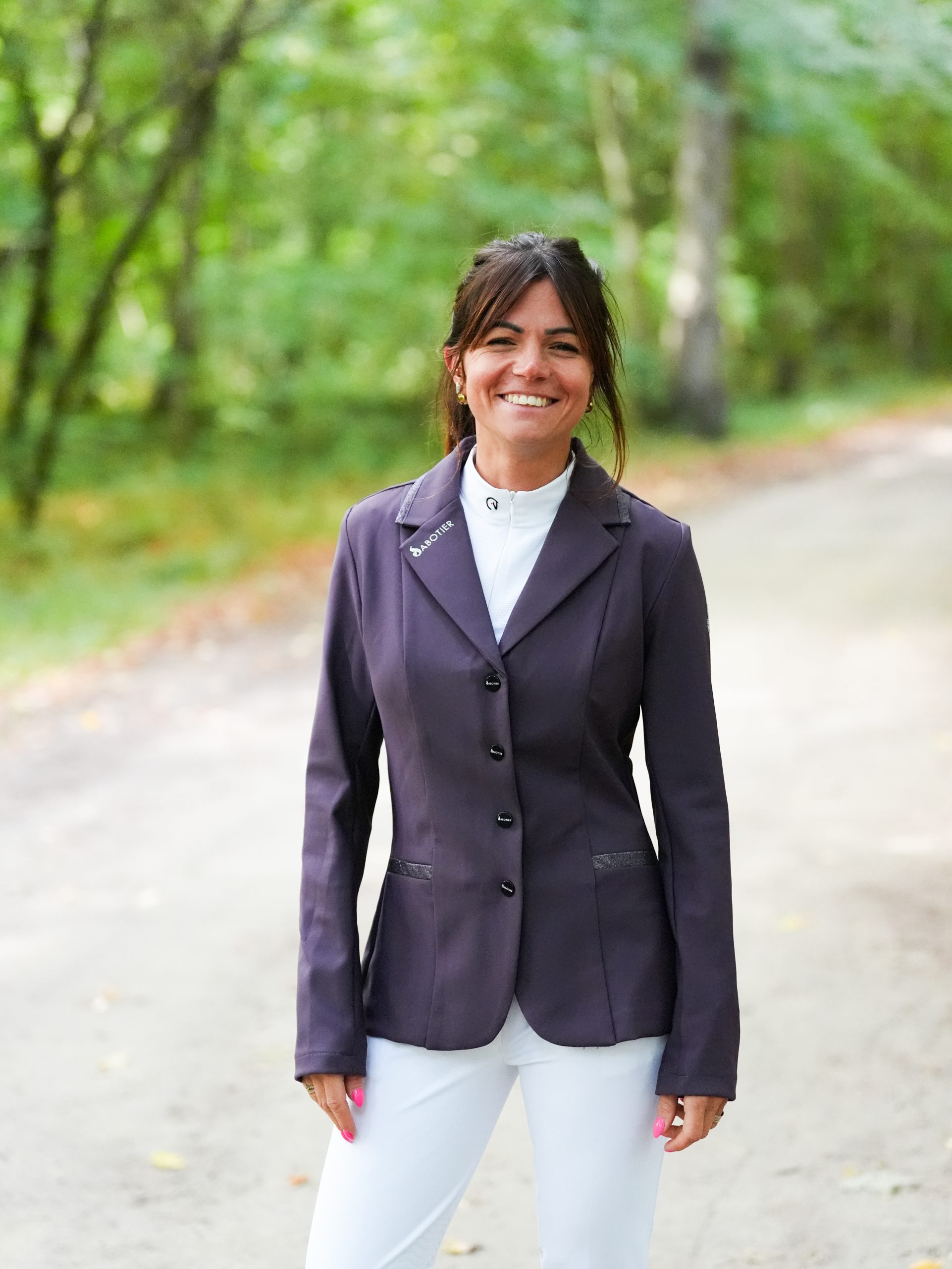 Veste de concours Le Sabotier "Colette" prune