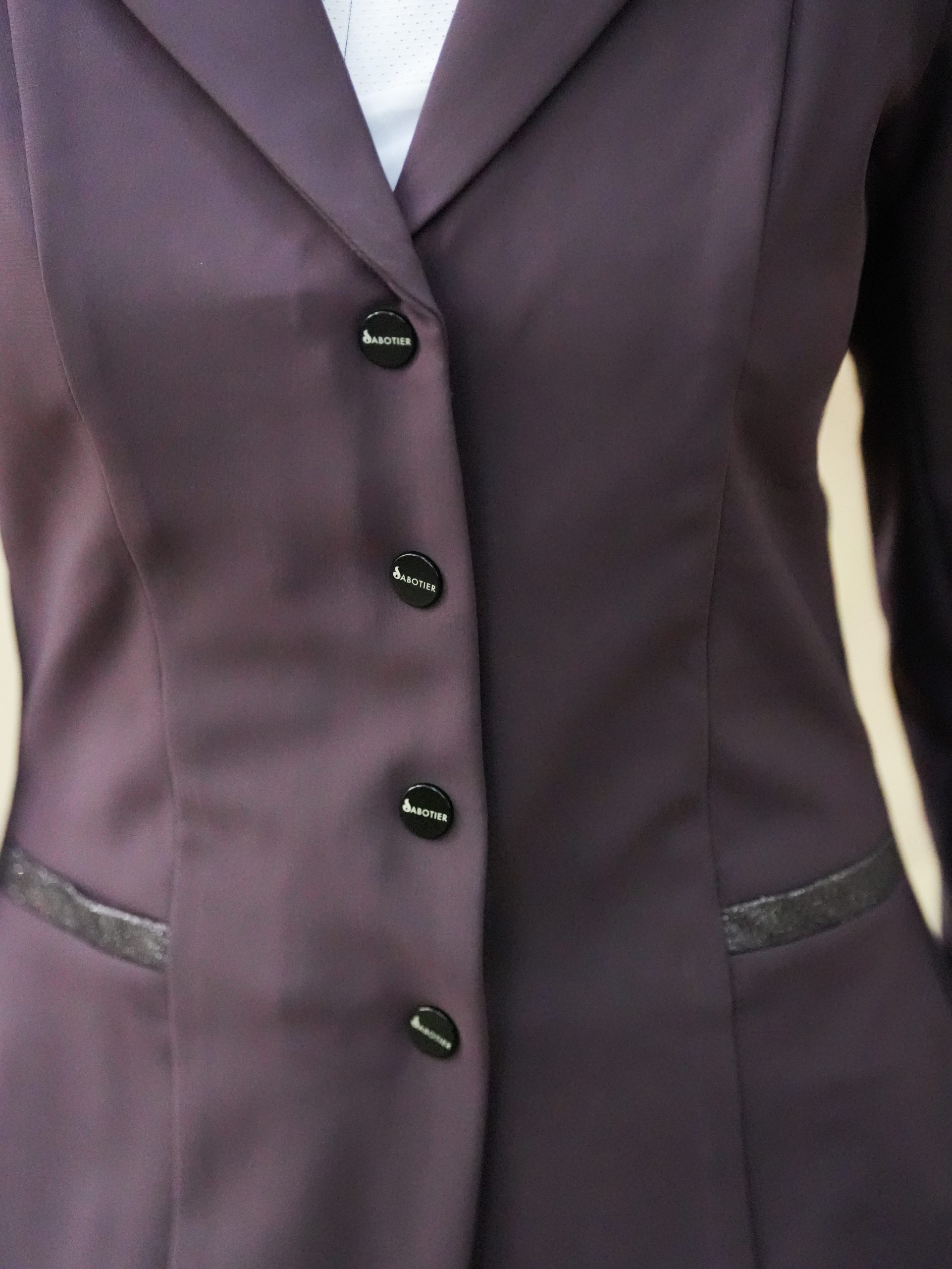 Veste de concours Le Sabotier "Colette" prune – Image 4