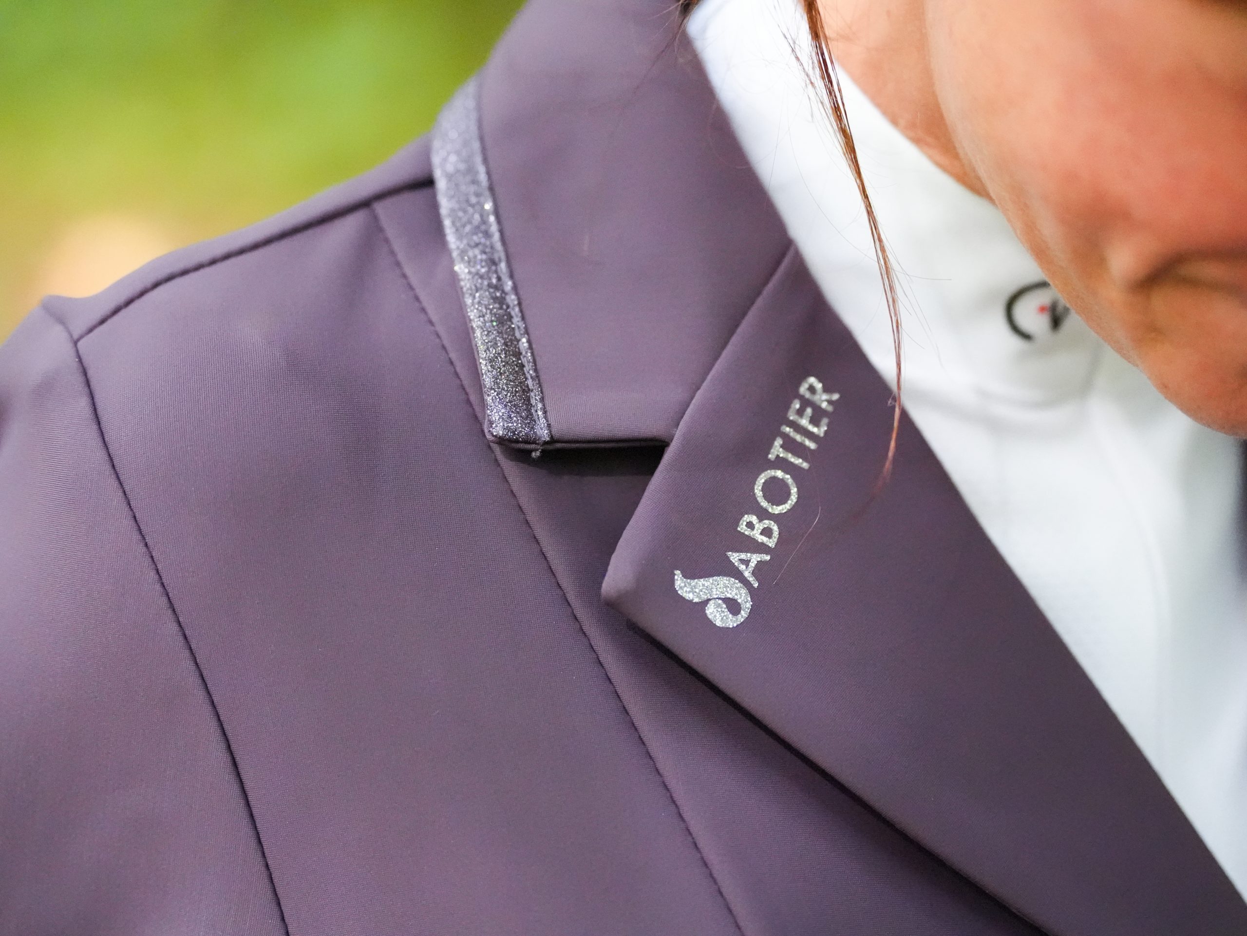 Veste de concours Le Sabotier "Colette" prune – Image 2