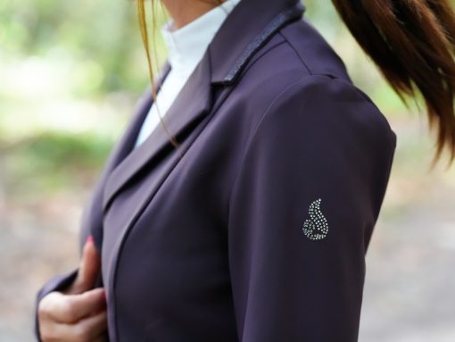 Veste de concours Le Sabotier "Colette" prune – Image 8