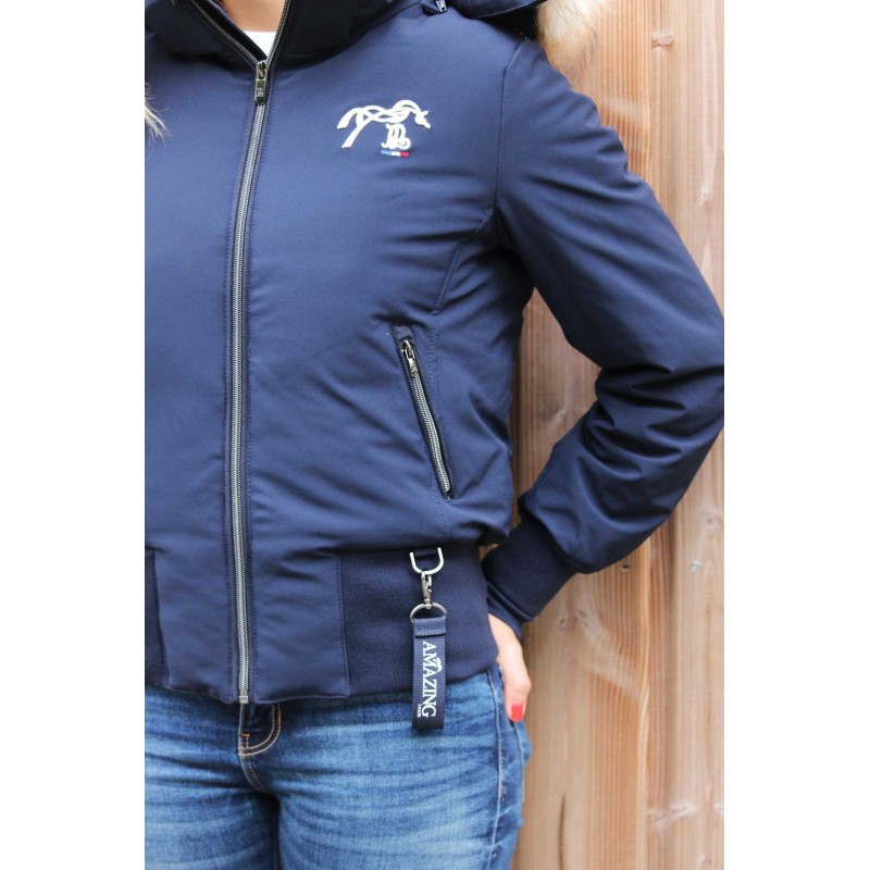 Blouson PENELOPE "Step" marine – Image 2
