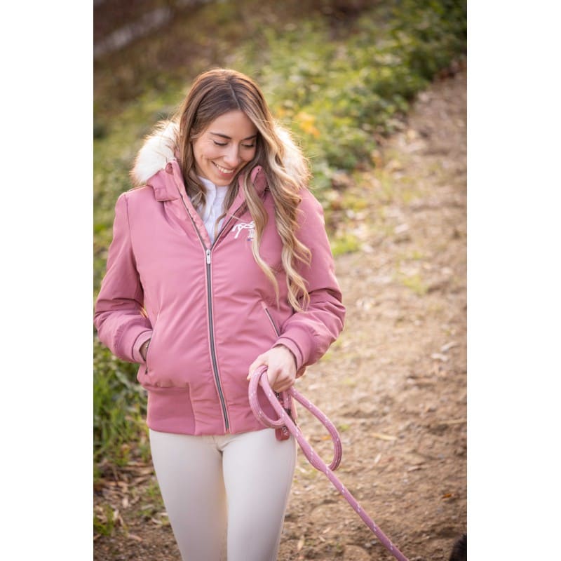 Blouson PENELOPE "Step" vieux rose