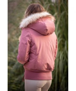 Alternative view of Blouson PENELOPE "Step" vieux rose