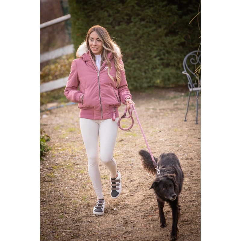 Blouson PENELOPE "Step" vieux rose – Image 4