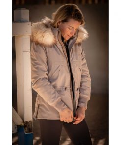 Alternative view of Parka PENELOPE "Steppy" taupe
