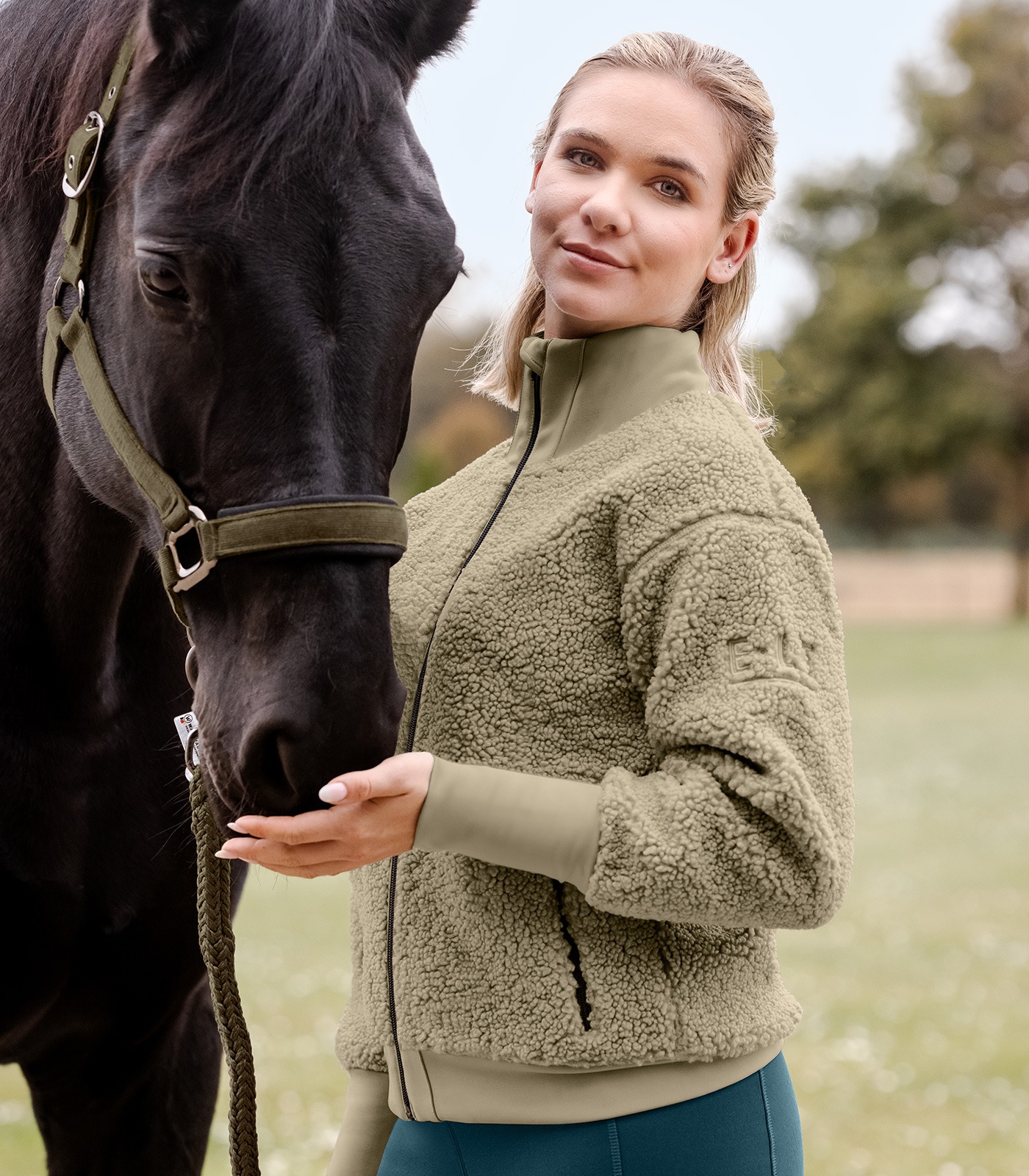 Veste polaire Riverside ELT gris beige – Image 4