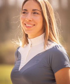 Polo de concours Pénélope Las Honey manches courtes bearing sea