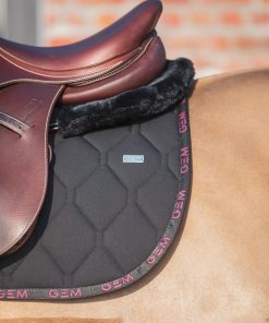 Alternative view of Tapis love GEM noir/rose