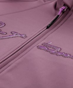 Alternative view of GILET JE T'AIME EQUITHÈME - EK-ILONA lilas