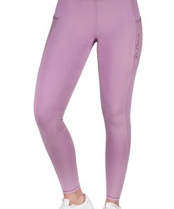 Legging Je t'aime EQUITHÈME - EK-Flora mauve