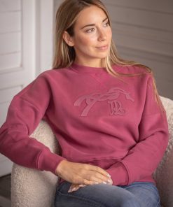 Sweat PENELOPE "Bianca" framboise