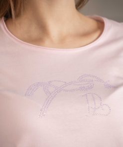 Alternative view of Tshirt PENELOPE "Iconic Strass" rose