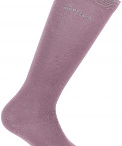 Chaussettes Je t'aime EQUITHÈME - EK- mauve