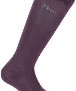 Chaussettes Je t'aime EQUITHÈME - EK- lilas