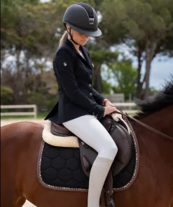 Chaussettes à paillettes or "objectif podium"