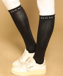 Chaussettes Jelly GEM noir paillettes