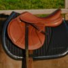 Tapis de selle Je t'aime EQUITHÈME - marine – Image 2