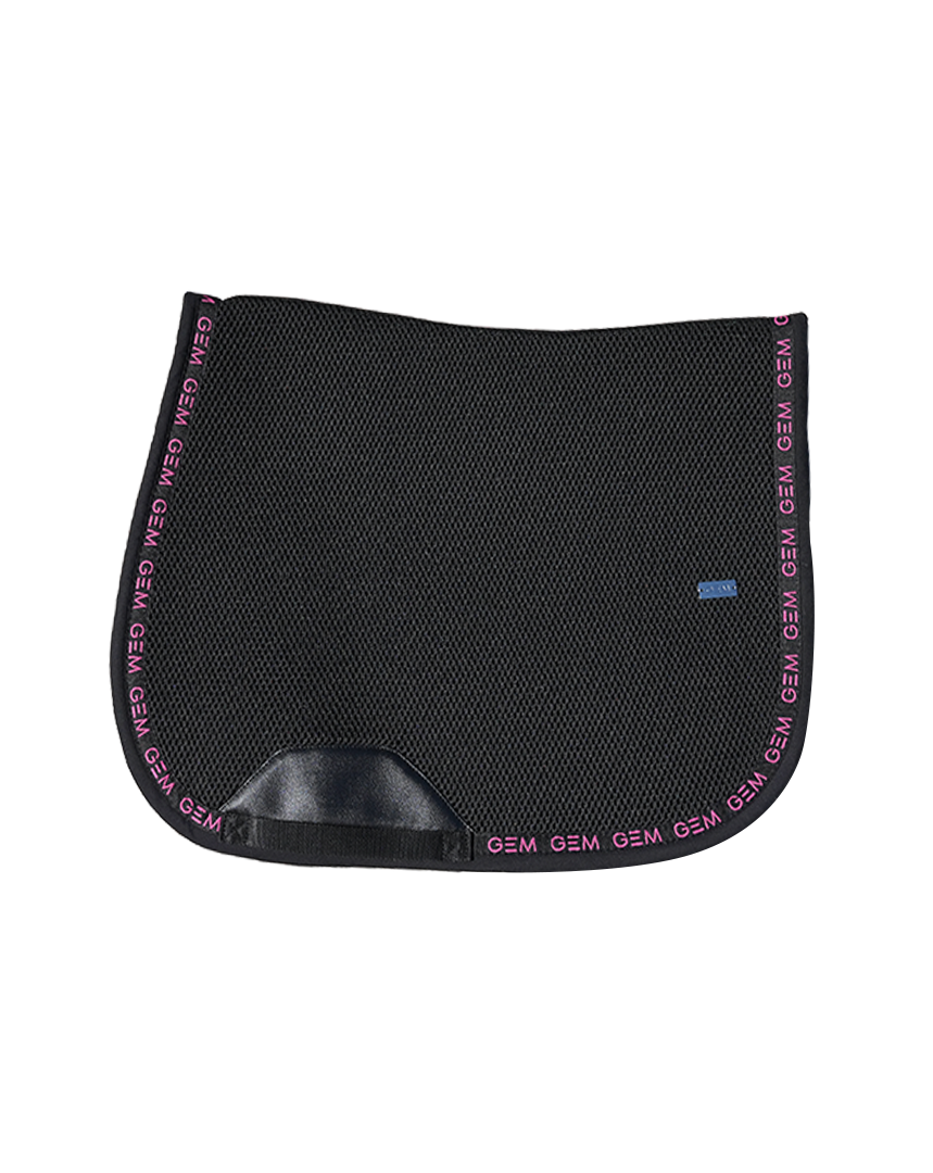 Tapis mesh GEM Noir rose