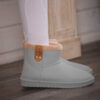 Boots PENELOPE fourrées vert eucalyptus – Image 2
