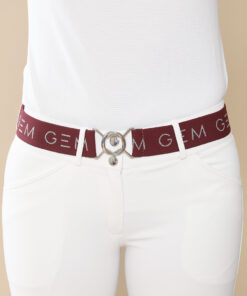 Ceinture Zaza GEM bordeaux