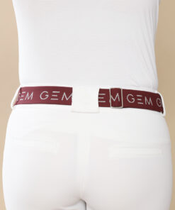 Alternative view of Ceinture Zaza GEM bordeaux