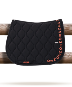 Tapis GEM essentiel noir/corail