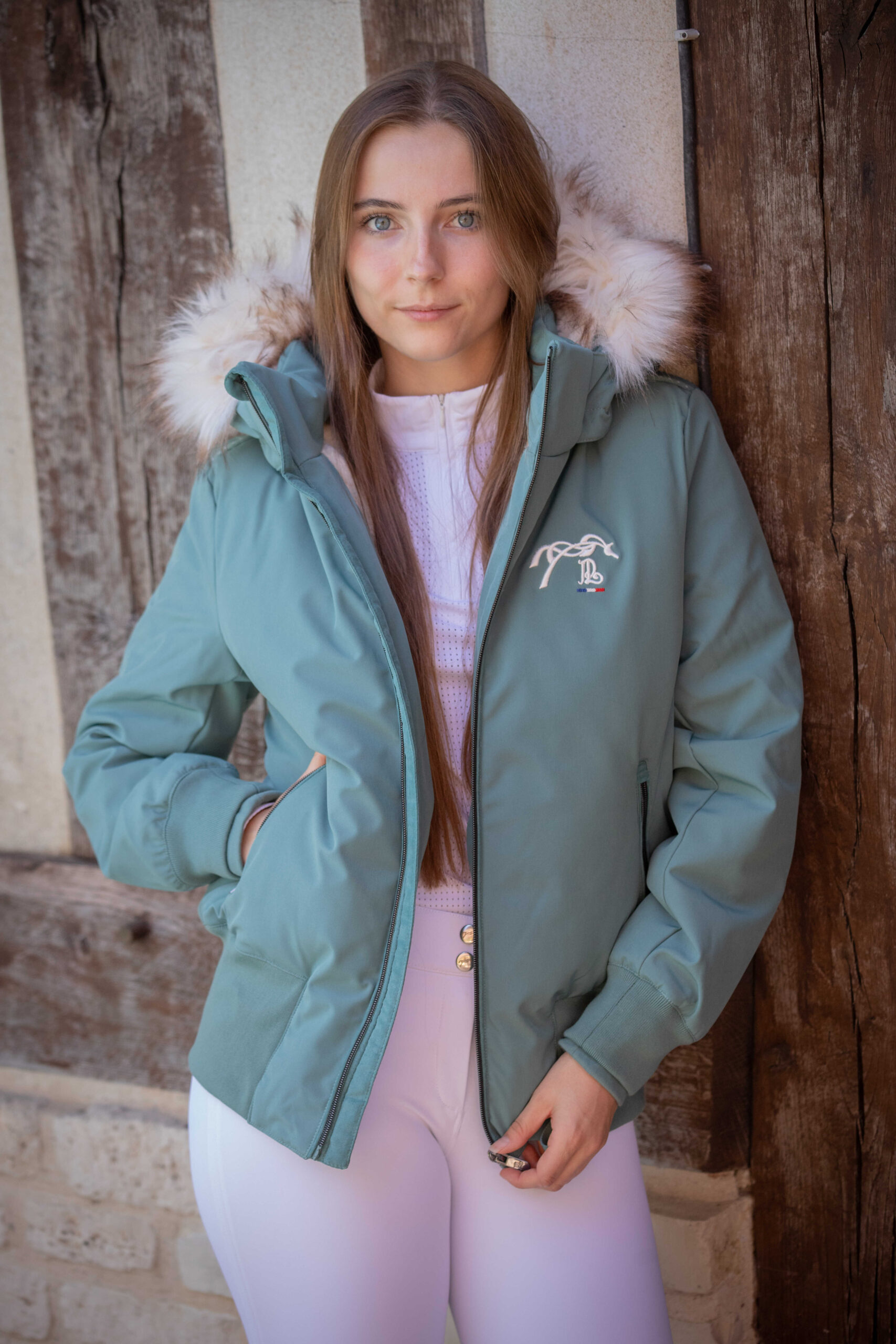Blouson PENELOPE "Step" émeraude – Image 2