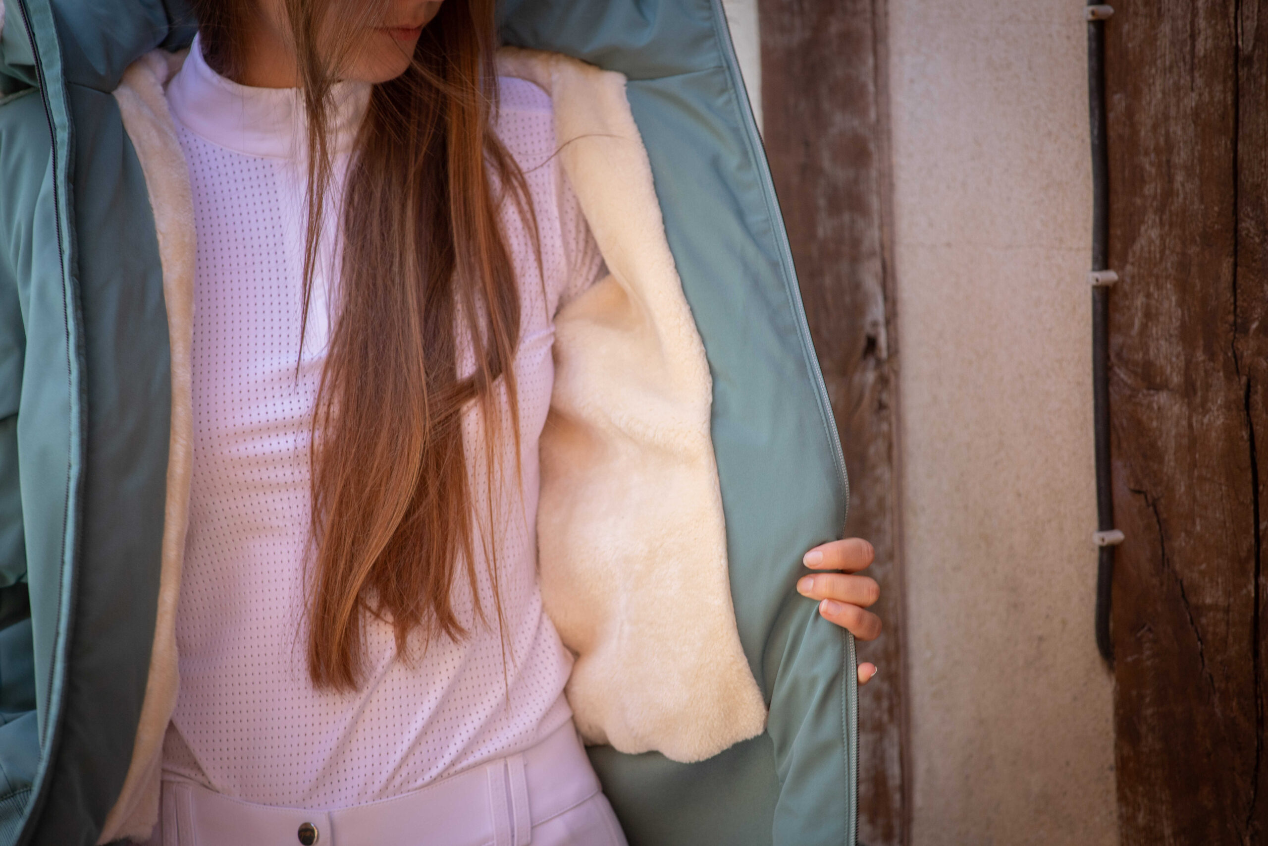 Blouson PENELOPE "Step" émeraude – Image 3
